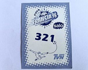 Copa Mundial 98': Lámina 321 (A Pegar) [1998, Salo]