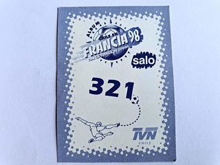 Copa Mundial 98': Lámina 321 (A Pegar) [1998, Salo]