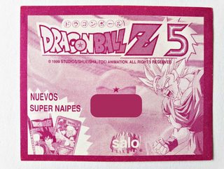 DBZ 5: Lámina 110 (A Pegar) [1999, Salo]