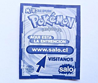 Pokemon Mini: Lámina 57 (A Pegar) [1999, Salo]