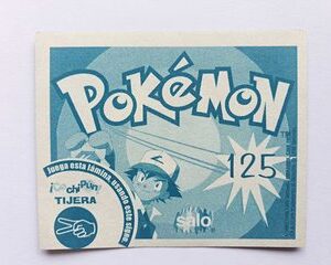 Pokémon 1: Lámina 125 (A Pegar) [1999, Salo]