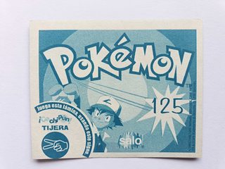 Pokémon 1: Lámina 125 (A Pegar) [1999, Salo]