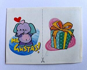 Me Gusta: Lámina Especial R / J (A Pegar) [1991, 1995, Salo]