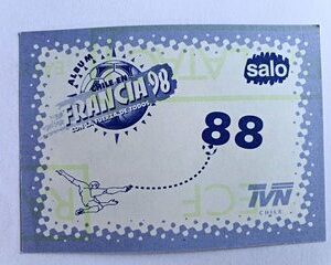 Copa Mundial 98': Lámina 88 (A Pegar) [1998, Salo]