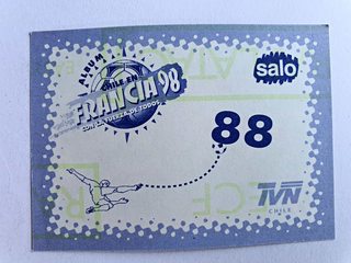 Copa Mundial 98': Lámina 88 (A Pegar) [1998, Salo]