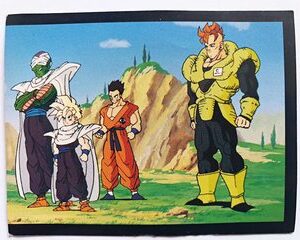 DBZ 4: Lámina 70 Borde Negro (A Pegar) [1999, Salo]