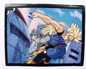 DBZ 4: Lámina 184 Borde Negro (A Pegar) [1999, Salo]