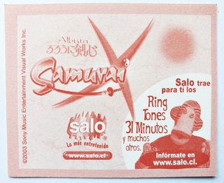 Samurai X: Lámina 17 (A Pegar) [2003, Salo]