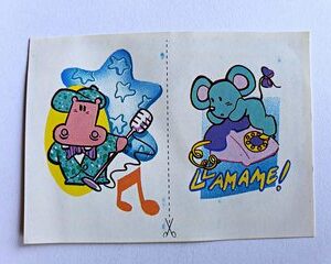 Me Gusta: Lámina Especial Z / Y  (A Pegar) [1991, 1995, Salo]
