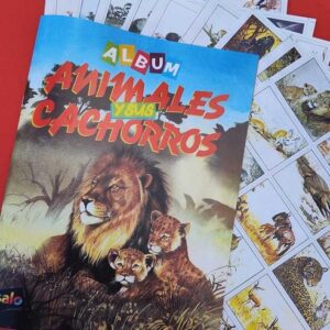 Animales y Sus Cachorros: Álbum Completo A Pegar