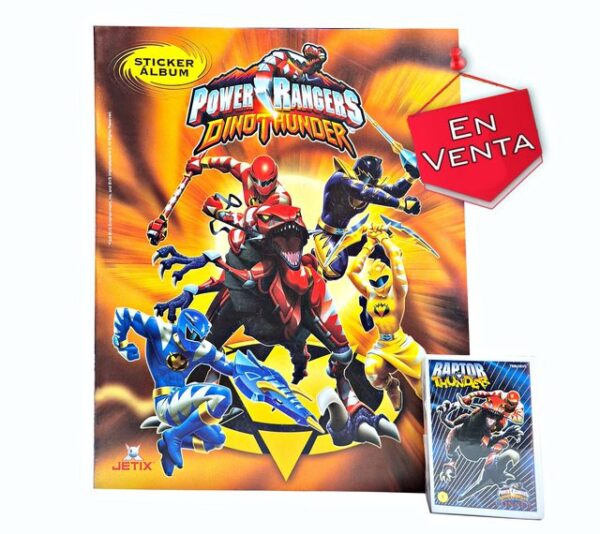 Power Ranger Dino Thunder: Álbum Completo A Pegar