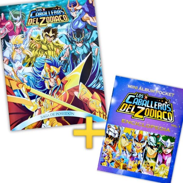 . Álbum Promo: Caballeros Del Zodiaco [Grande & Mini] Álbumes Completos A Pegar