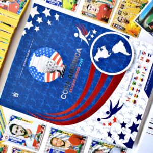 . Copa América 2024 [Tapa Dura] (3 Reyes) + EuroCopa: Álbum Completo A Pegar