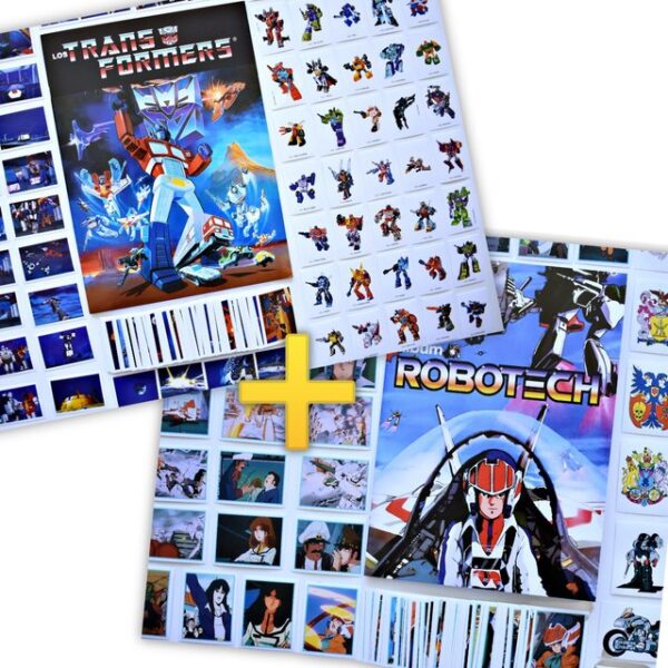 . Álbum Promo: Robotech + Transformers [ Álbumes Completos A Pegar]