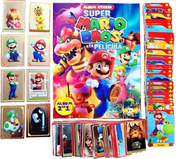 Super Mario Bros, La Película: Álbum Completo A Pegar