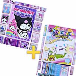 . Álbum Promo: Kuromi + Cinnamoroll: Completos A Pegar