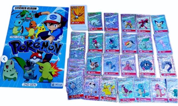 Pokémon Kanto y Johto: Álbum Completo A Pegar