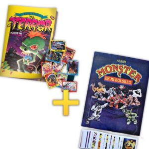 . Álbum Promo: Terror: Galeria Del Terror + Monster En Mi Bolsillo: Completos A Pegar