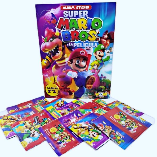 Super Mario Bros, La Película: Álbum + Caja [50 Sobres Sellados]